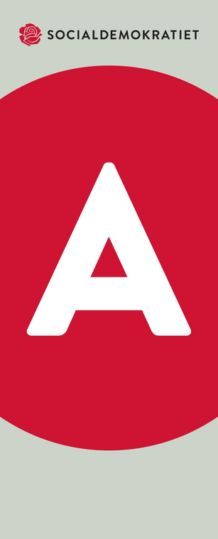 A-roll-up - grøn baggrund