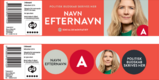 Etiket til vandflaske